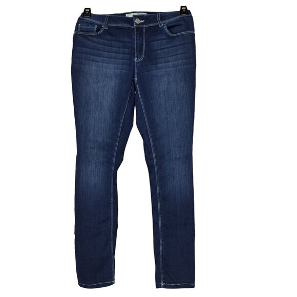 C Est 1946 Denim Women's Jeans Mid-Rise Straight Dark Wash 6P - Picture 2 of 6